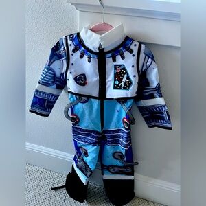 Kids Astronaut Two Piece Costume - Blue and White